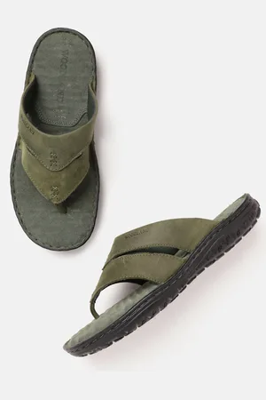 Woodland Men Nubuck Leather Comfort Sandals