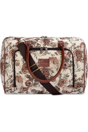 THE CLOWNFISH Fabric Oceania Tear Resistant Light Weight Tapestry Travel Duffel Bag 28 L
