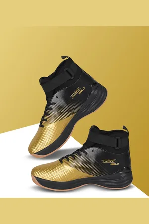 NIVIA Men Tucana Gold Basketball Shoes