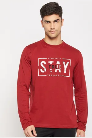 Club York Typography Printed Round Neck T-shirt