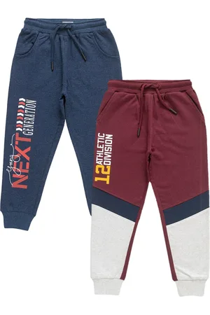 Juscubs Boys Pack Of 2 Printed Cotton Joggers