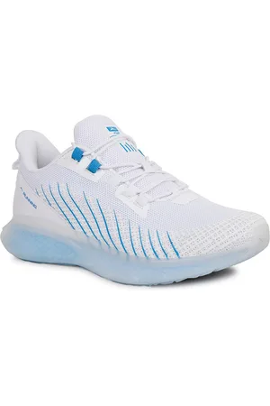 JQR Men BOUNCER White Mesh Running Shoes