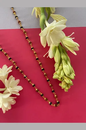 Digital Dress Room Men Rudraksha Gold-Plated Necklace