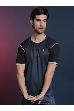 Campus Black Dry-Fit Training T-shirt