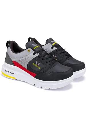 Bersache Men Lightweight Canvas Non-Marking Running Shoes