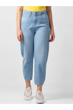 SPYKAR Women Boyfriend Fit High-Rise Light Fade Cropped Jeans