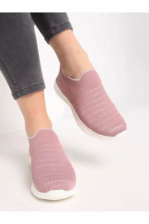 Marc Loire Women Lightweight Mesh Comfort Insole Contrast Slip-On Sneakers