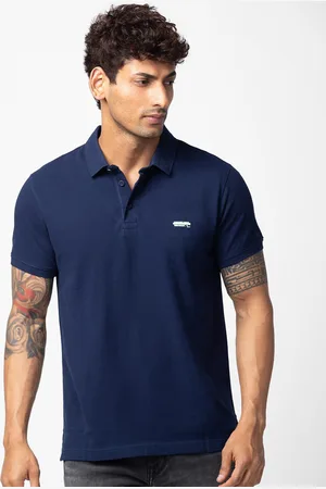 SPYKAR Men Polo Collar Cotton T-shirt