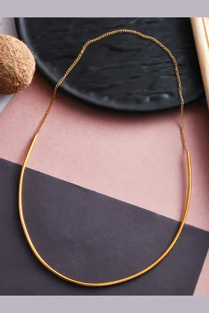 Silvermerc Designs Gold-Plated Long Chain