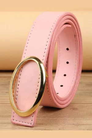 DressBerry Women Push Pin Wide Belt