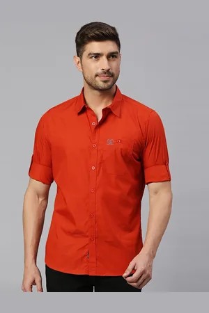 Provogue Classic Slim Fit Opaque Casual Shirt
