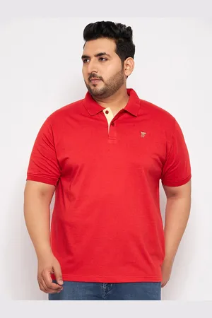 Club York Plus Size Polo Collar T-shirt