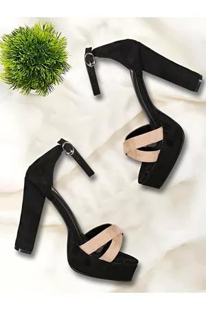 Denill Colourblocked Platform Heels