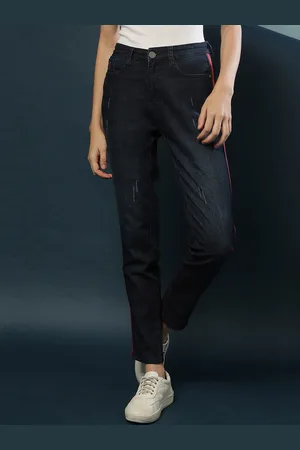 Campus Women Navy Blue Slim Fit Jeans