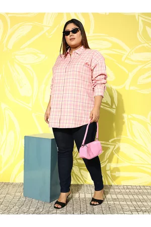 Berrylush Opaque Checked Casual Shirt