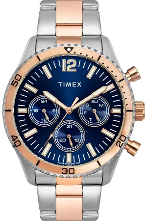 Timex Men Stainless Steel Bracelet Style Straps Analogue Multi Function Watch TWEG22202