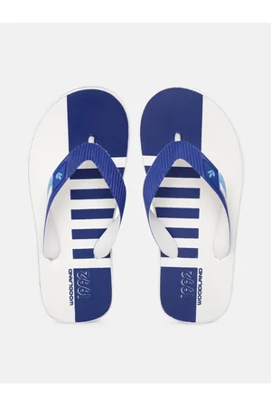 Woodland Men Printed Thong Flip-Flops