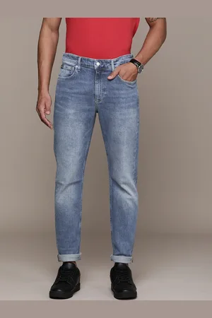 Calvin Klein Men Slim Fit Light Fade Stretchable Mid-Rise Jeans