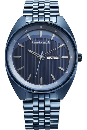 Fastrack Men Printed Dial & Bracelet Style Straps Analogue Watch 3292QM01