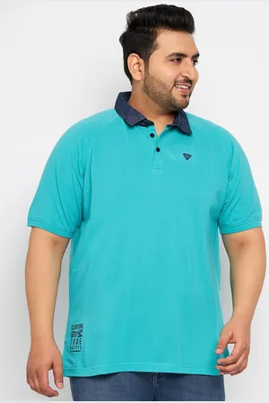 Club York Plus Size Polo Collar T-shirt