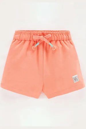 Ed-a-Mamma Girls Mid-Rise Cotton Shorts