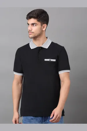 LOUIS STITCH Polo Collar Slim Fit Cotton Dry Fit T-shirt