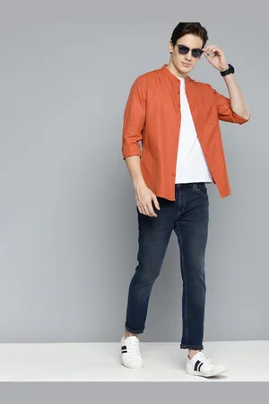 HARVARD Men Regular Fit Solid Opaque Casual Shirt With Chest Pocket