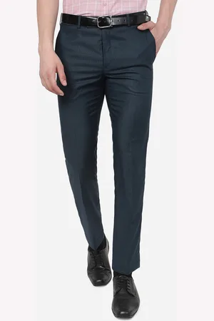 Metal Men Mid-Rise Slim Fit Formal Trousers