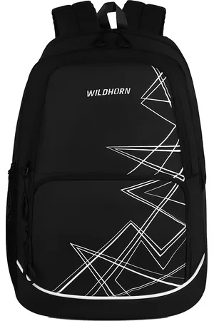 WildHorn Unisex Black 34L Backpack