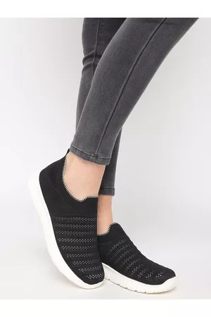 Marc Loire Women Lightweight Mesh Comfort Insole Contrast Slip-On Sneakers
