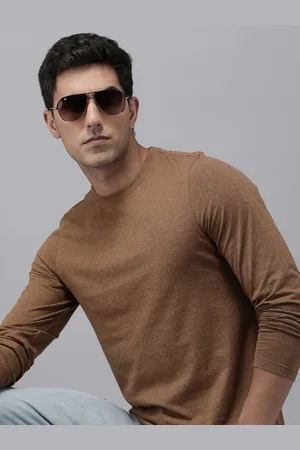 Roadster The Lifestyle Co. Men Solid Round Neck Long Sleeves T-shirt