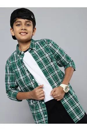 Nautica Boys Checked Casual Shirt