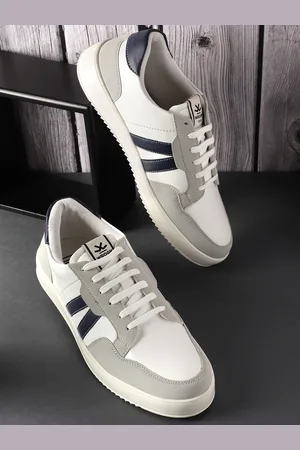 WROGN Men White Colourblocked Sneakers