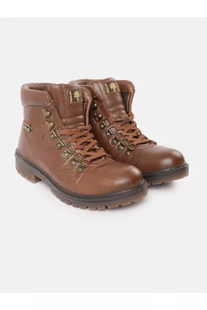 Woodland Men Mid-Top Leather Regular Boots