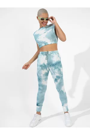 Campus Tie-Dye Printed Pure Cotton Co-Ords