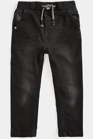 Mothercare Boys Black Heavy Fade Stretchable Jeans
