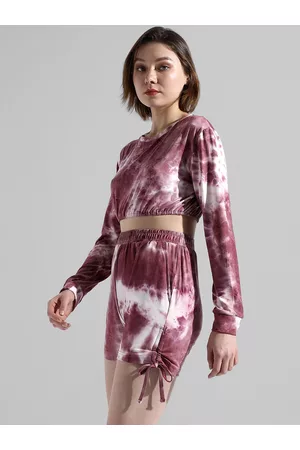 Campus Tie & Dye Printed Pure Cotton Co-Ords