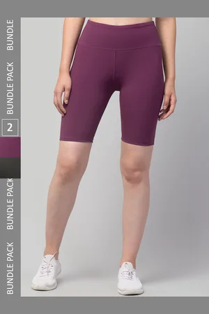Apraa & Parma Clothing Women Pack Of 2 Skinny Fit High-Rise Biker Shorts