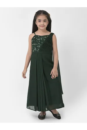 Eavan Girls Embellished Georgette Maxi Dress