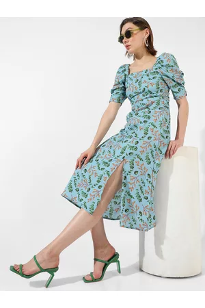 Campus Floral Print Maxi Dress