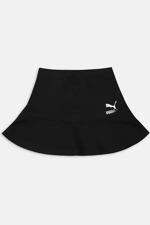 PUMA Girls Black Solid Classics 