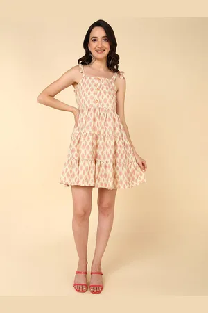 Mast & Harbour Multicoloured Ethnic Motifs Fit & Flare Dress