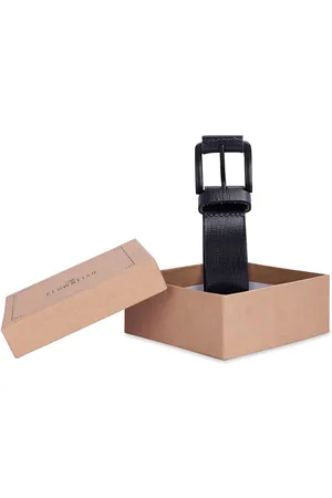 THE CLOWNFISH Men Leather Formal Belt