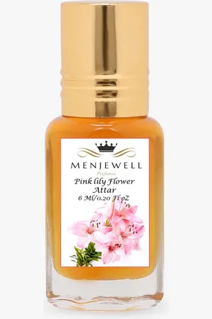 Menjewell Pinklily Flower Long Lasting Attar - 6Ml