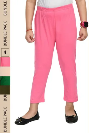 IndiWeaves Girls Pack Of 5 Pure Cotton Capris