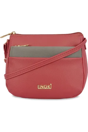 ENOKI Women Structured Sling Bag