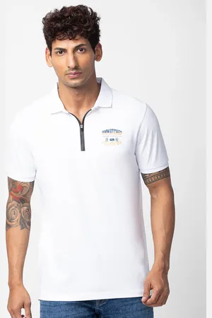 SPYKAR Men Polo Collar Slim Fit T-shirt
