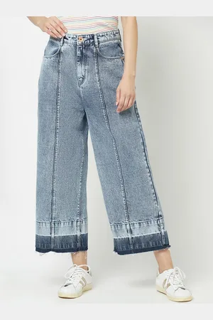 Crimsoune Club Women Straight Fit Heavy Fade Stretchable Jeans