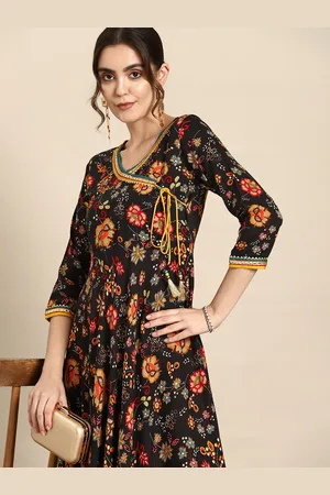 all about you Floral Print Gotta Patti Liva Maxi Dress