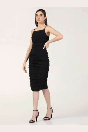 BEATNIK Shoulder Straps Sheath Dress